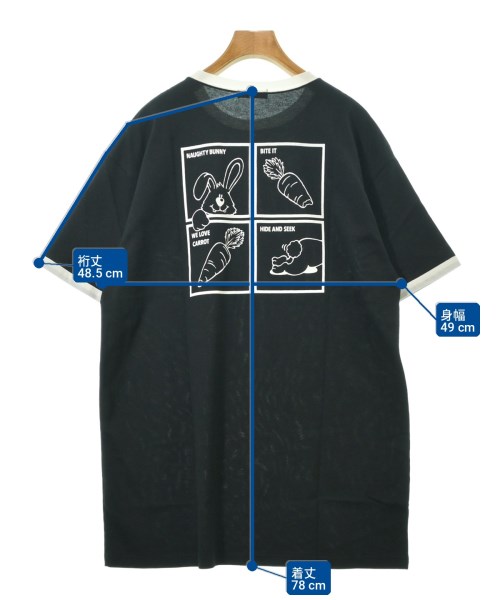 Candy Stripper（キャンディ　ストリッパー）Tシャツ・カットソー 黒 サイズ:2(M位) レディース/2200727705136