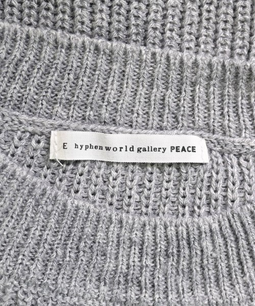 E HYPHEN WORLD GALLERY（イーハイフンワールドギャラリー）ニット・セーター グレー サイズ:F レディース/2200633263195