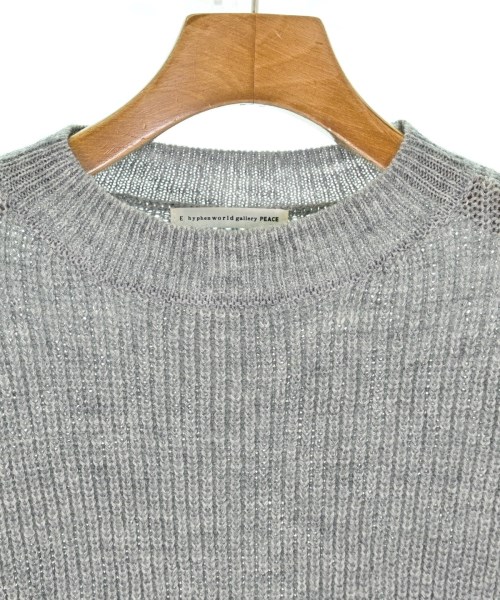 E HYPHEN WORLD GALLERY（イーハイフンワールドギャラリー）ニット・セーター グレー サイズ:F レディース/2200633263195