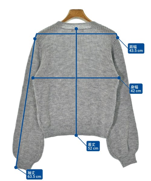 E HYPHEN WORLD GALLERY（イーハイフンワールドギャラリー）ニット・セーター グレー サイズ:F レディース/2200633263195