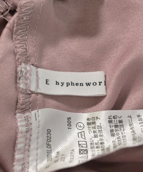 E HYPHEN WORLD GALLERY（イーハイフンワールドギャラリー）その他 ピンク サイズ:F レディース/2200631649038