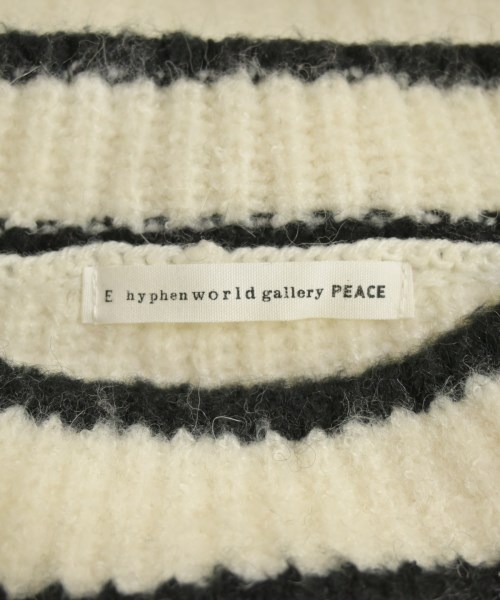 E HYPHEN WORLD GALLERY（イーハイフンワールドギャラリー）ニット・セーター 白 サイズ:F レディース/2200639517162