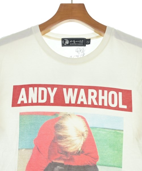 Andy Warhol BY HYSTERIC GLAMOUR（アンディウォーホルバイヒステリックグラマー）Tシャツ・カットソー 白 サイズ:S メンズ/2200610880032