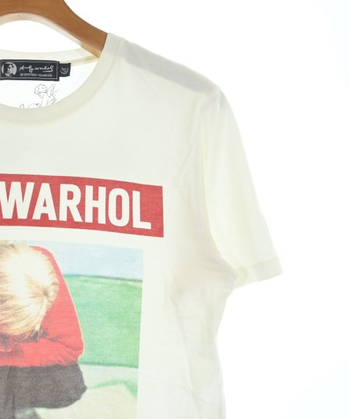Andy Warhol BY HYSTERIC GLAMOUR（アンディウォーホルバイヒステリックグラマー）Tシャツ・カットソー 白 サイズ:S メンズ/2200610880032
