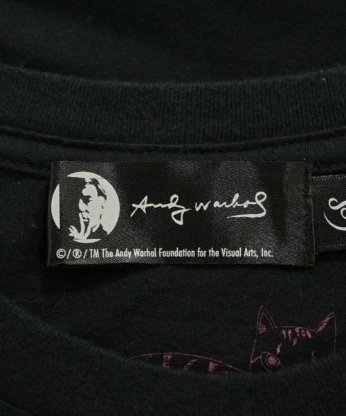 Andy Warhol BY HYSTERIC GLAMOUR（アンディウォーホルバイヒステリックグラマー）Tシャツ・カットソー 黒 サイズ:S メンズ/2200736351157