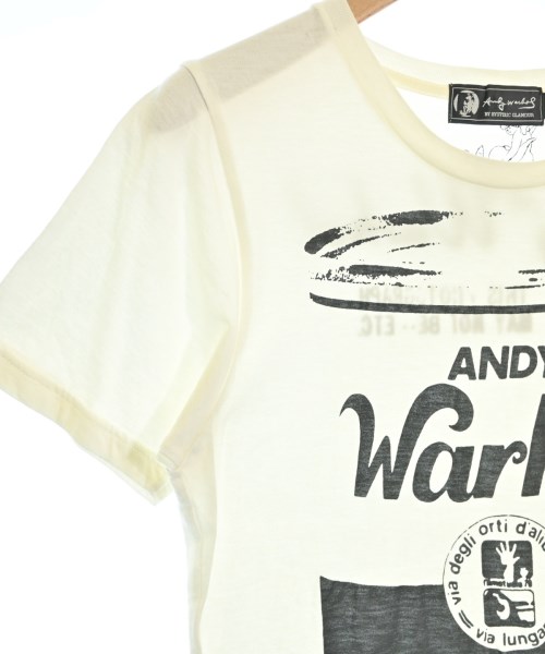 Andy Warhol BY HYSTERIC GLAMOUR（アンディウォーホルバイヒステリックグラマー）Tシャツ・カットソー 白 サイズ:S メンズ/2200727416025
