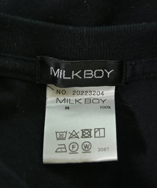 MILK BOY（ミルク　ボーイ）Tシャツ・カットソー 黒 サイズ:-(M位) メンズ/2200666985071