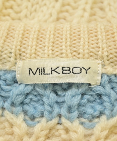 MILK BOY（ミルク　ボーイ）ニット・セーター 白 サイズ:-(M位) メンズ/2200689124600