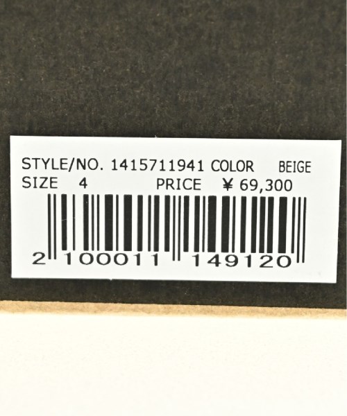 beautiful people（ビューティフルピープル）その他 ベージュ サイズ:4(26.5cm位) レディース/2200490506206