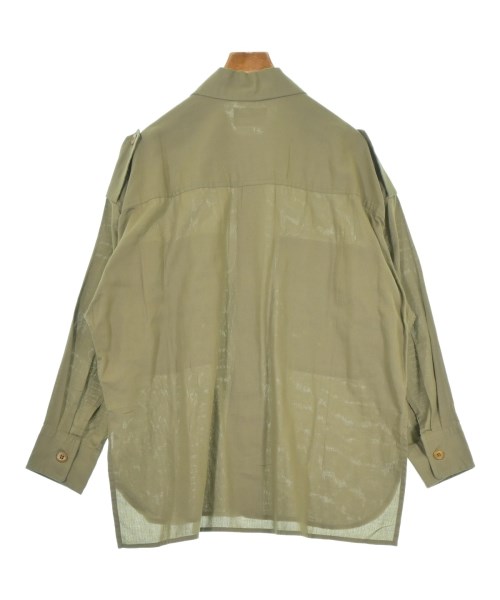 beautiful people（ビューティフルピープル）カジュアルシャツ カーキ サイズ:36(S位) レディース/2200620007191