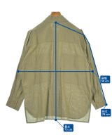 beautiful people（ビューティフルピープル）カジュアルシャツ カーキ サイズ:36(S位) レディース/2200620007191