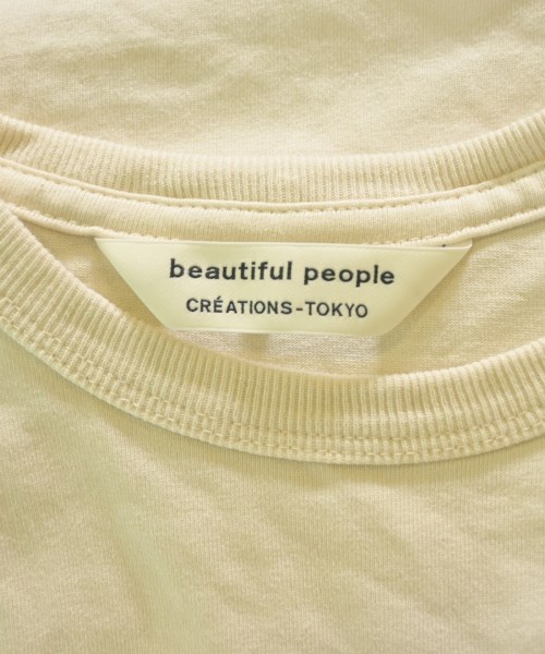 beautiful people（ビューティフルピープル）Tシャツ・カットソー 白 サイズ:36(S位) レディース/2200633678128
