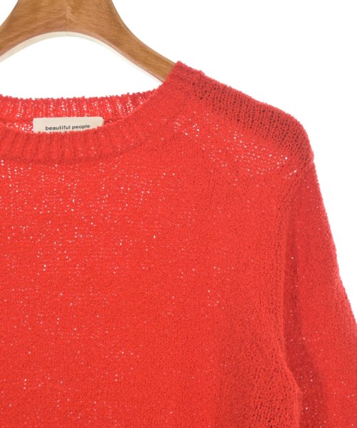 beautiful people（ビューティフルピープル）ニット・セーター 赤 サイズ:150(M位) レディース/2200634832017