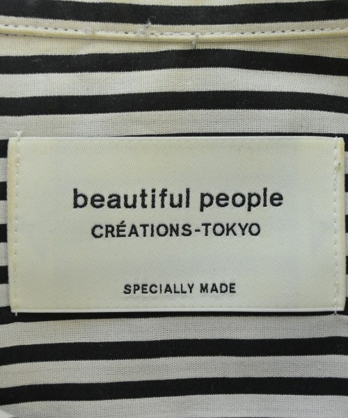 beautiful people（ビューティフルピープル）カジュアルシャツ 黒 サイズ:34(XS位) レディース/2200635146113