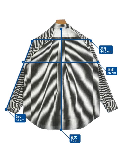 beautiful people（ビューティフルピープル）カジュアルシャツ 黒 サイズ:34(XS位) レディース/2200635146113