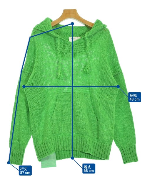 beautiful people（ビューティフルピープル）ニット・セーター 緑 サイズ:34(XS位) レディース/2200621529388