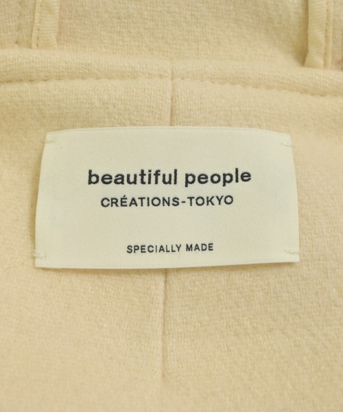 beautiful people（ビューティフルピープル）ダッフルコート 白 サイズ:130(XS位) レディース/2200632236015