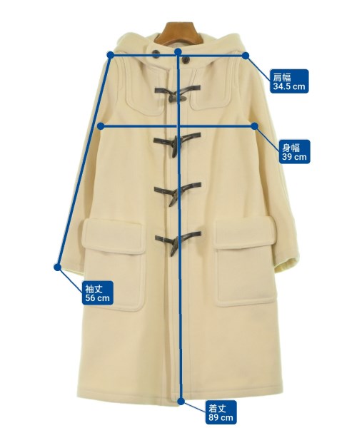 beautiful people（ビューティフルピープル）ダッフルコート 白 サイズ:130(XS位) レディース/2200632236015