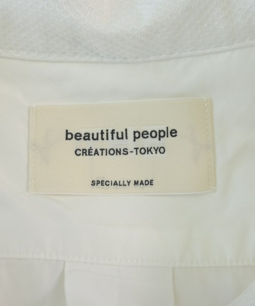 beautiful people（ビューティフルピープル）カジュアルシャツ 白 サイズ:140(S位) レディース/2200640199029