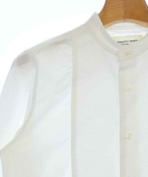 beautiful people（ビューティフルピープル）カジュアルシャツ 白 サイズ:140(S位) レディース/2200640199029