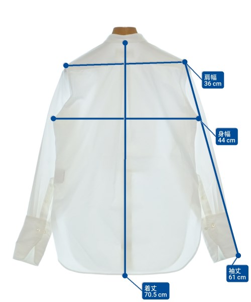 beautiful people（ビューティフルピープル）カジュアルシャツ 白 サイズ:140(S位) レディース/2200640199029