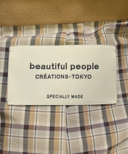 beautiful people（ビューティフルピープル）ステンカラーコート ベージュ サイズ:130(XS位) レディース/2200640606022