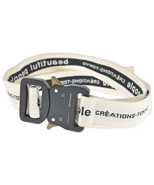 beautiful people(ビューティフルピープル)ベルト 白 サイズ:F/2200641065026