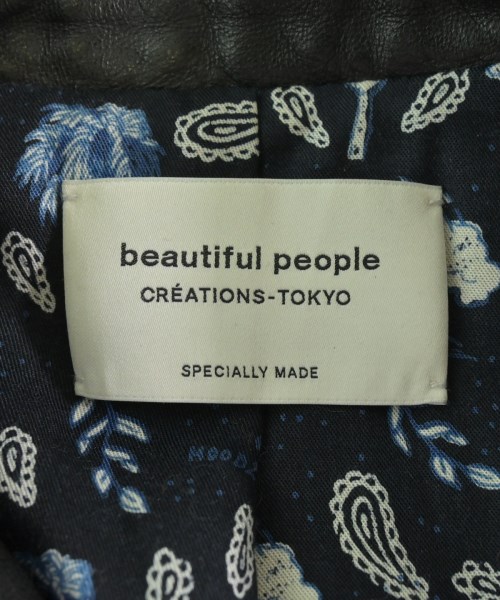 beautiful people（ビューティフルピープル）ライダース 黒 サイズ:160(L位) レディース/2200627529016