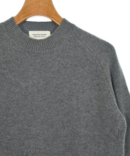 beautiful people（ビューティフルピープル）ニット・セーター グレー サイズ:150(M位) レディース/2200625726097