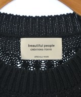 beautiful people（ビューティフルピープル）ニット・セーター 黒 サイズ:38(M位) レディース/2200625726134