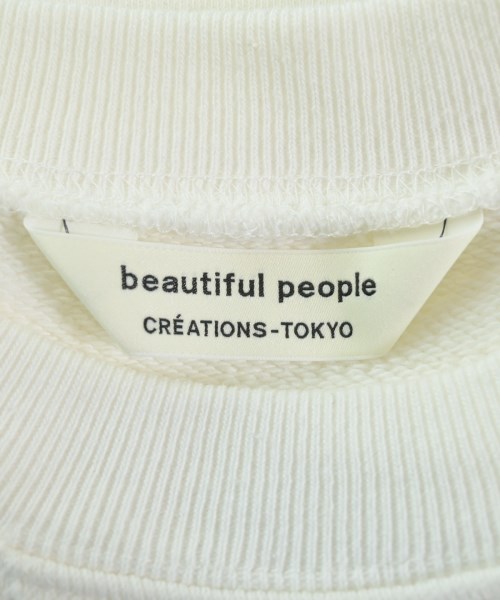 beautiful people（ビューティフルピープル）スウェット 白 サイズ:150(M位) レディース/2200625726264