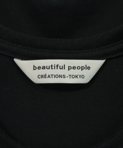 beautiful people（ビューティフルピープル）Tシャツ・カットソー 黒 サイズ:170(S位) メンズ/2200625726288