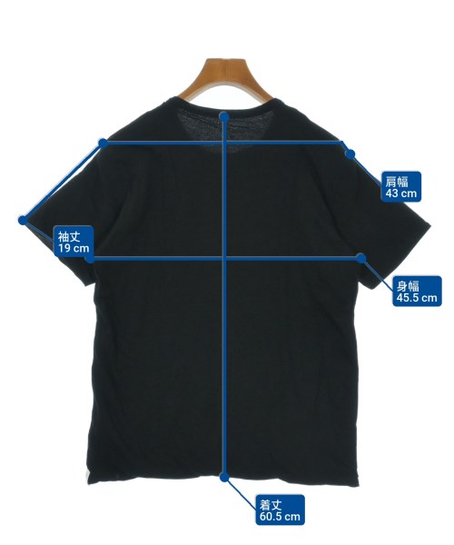 beautiful people（ビューティフルピープル）Tシャツ・カットソー 黒 サイズ:170(S位) メンズ/2200625726295