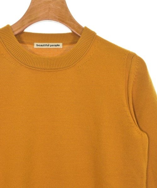 beautiful people（ビューティフルピープル）ニット・セーター 黄 サイズ:140(S位) レディース/2200628722065