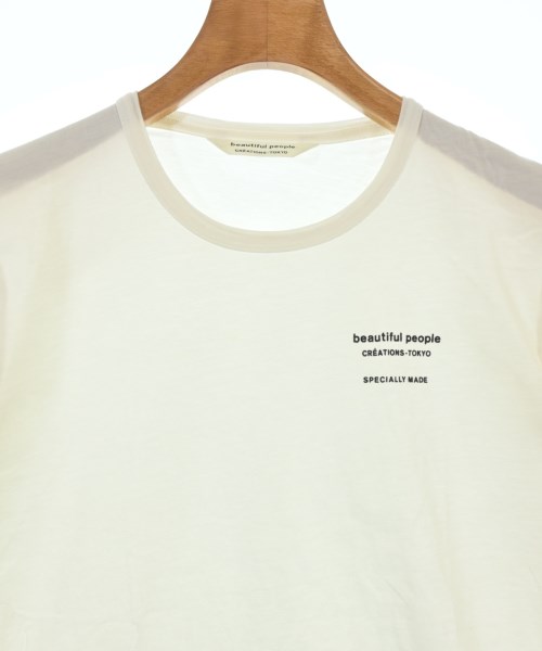 beautiful people（ビューティフルピープル）Tシャツ・カットソー 白 サイズ:170(XL位) レディース/2200643841192