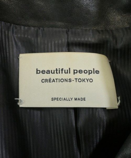 beautiful people（ビューティフルピープル）ライダース 黒 サイズ:150(M位) レディース/2200635014016