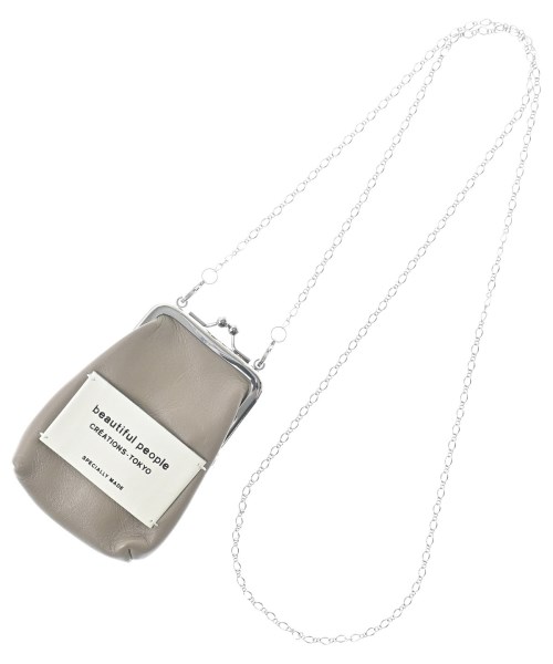 beautiful people(ビューティフルピープル)ポーチ グレー サイズ:-/2200641734021