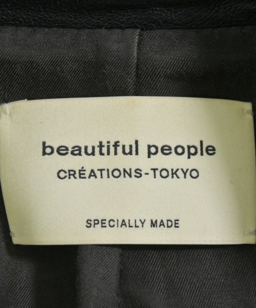 beautiful people（ビューティフルピープル）ライダース 黒 サイズ:130(XS位) レディース/2200644799058