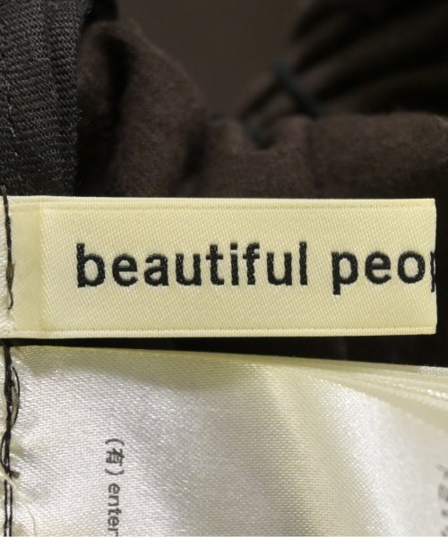 beautiful people（ビューティフルピープル）ブラウス 茶 サイズ:36(S位) レディース/2200616986127