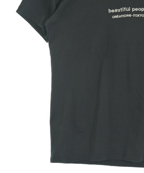 beautiful people（ビューティフルピープル）Tシャツ・カットソー 黒 サイズ:150(M位) レディース/2200622157146