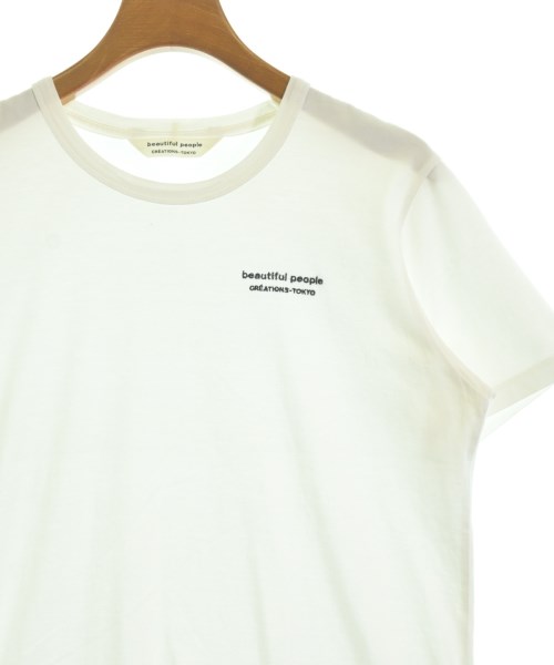 beautiful people（ビューティフルピープル）Tシャツ・カットソー 白 サイズ:160(L位) レディース/2200622157153