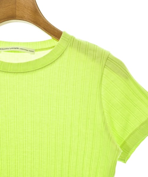 beautiful people（ビューティフルピープル）Tシャツ・カットソー 黄 サイズ:34(XS位) レディース/2200618143078