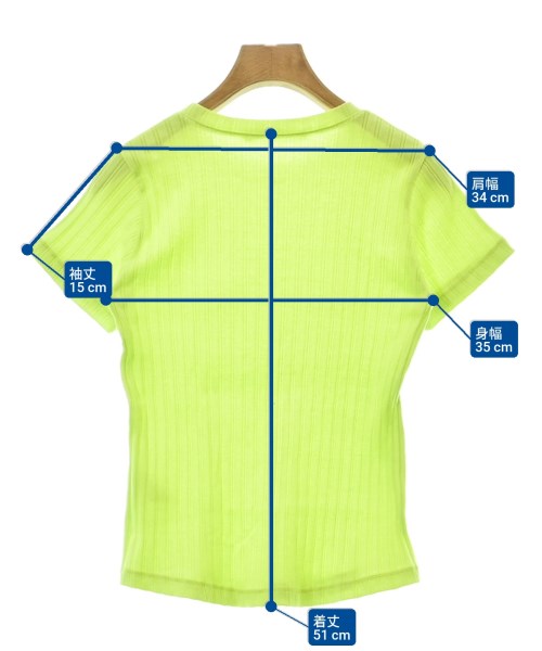 beautiful people（ビューティフルピープル）Tシャツ・カットソー 黄 サイズ:34(XS位) レディース/2200618143078