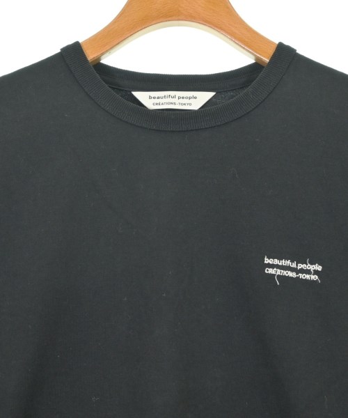 beautiful people（ビューティフルピープル）Tシャツ・カットソー 黒 サイズ:38(M位) レディース/2200618640508