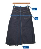 beautiful people（ビューティフルピープル）ロング・マキシ丈スカート 紺 サイズ:36(S位) レディース/2200623860021