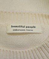 beautiful people（ビューティフルピープル）ニット・セーター 白 サイズ:160(L位) レディース/2200616728123