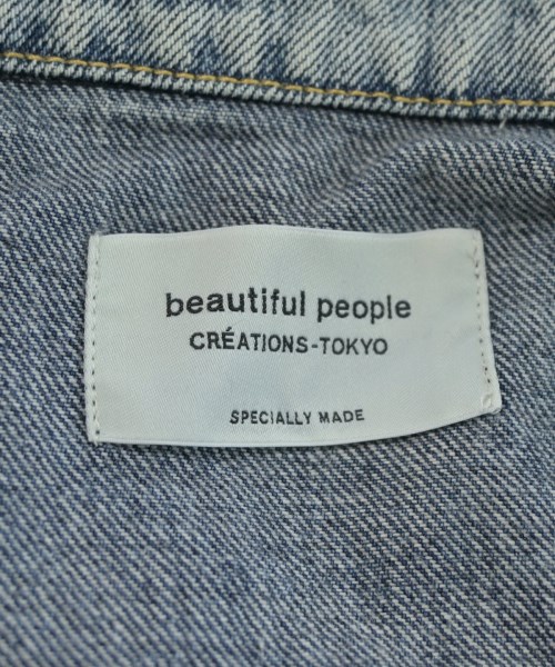 beautiful people（ビューティフルピープル）デニムジャケット 青 サイズ:140(S位) レディース/2200623800041