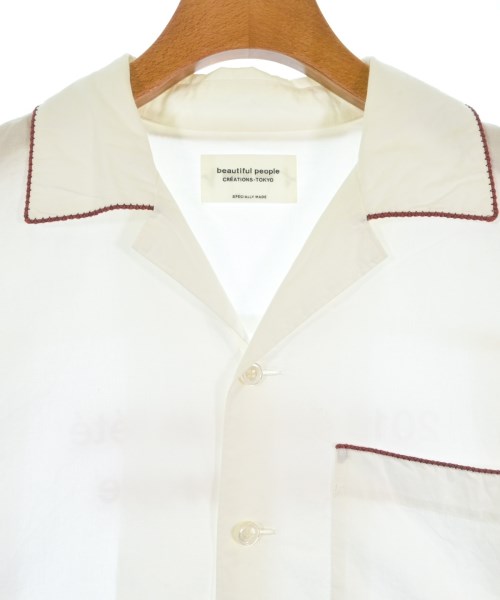 beautiful people（ビューティフルピープル）カジュアルシャツ 白 サイズ:34(XS位) レディース/2200625128013