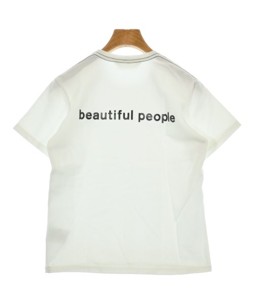 beautiful people（ビューティフルピープル）Tシャツ・カットソー 白 サイズ:160(L位) レディース/2200614725193
