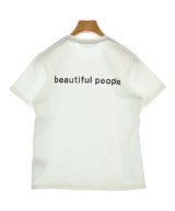 beautiful people（ビューティフルピープル）Tシャツ・カットソー 白 サイズ:160(L位) レディース/2200614725193